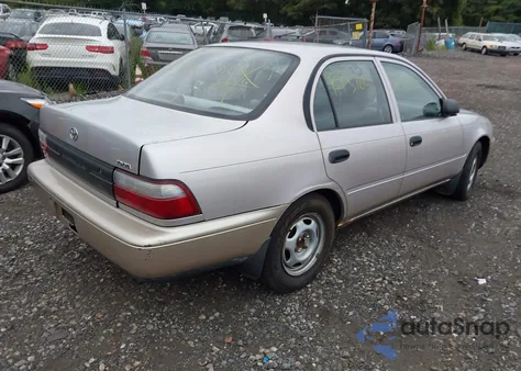 1997 Toyota Corolla Std из США, поврежденный, VIN 2T1BA02E7VC162834